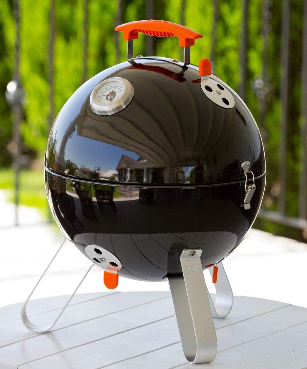 BBQ Smoker (Ranger V4) - 4In1 Charcoal Meat Smoker BBQ - Outdoor Smokers and Grills - BBQ with Smoker