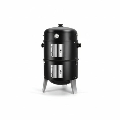 BBQ Charcoal Smoker for Meat: 16 Inch Heavy Duty 4 in 1 BBQ Charcoal Grills